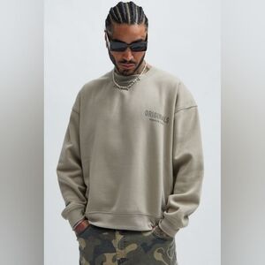 Originals Brooklyn Cloth Men's Crewneck Sweater - Size Large